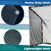 Morelux® Golf Practice Net 7' x 7', Heavy Duty Steel Frame Golf Hitting net