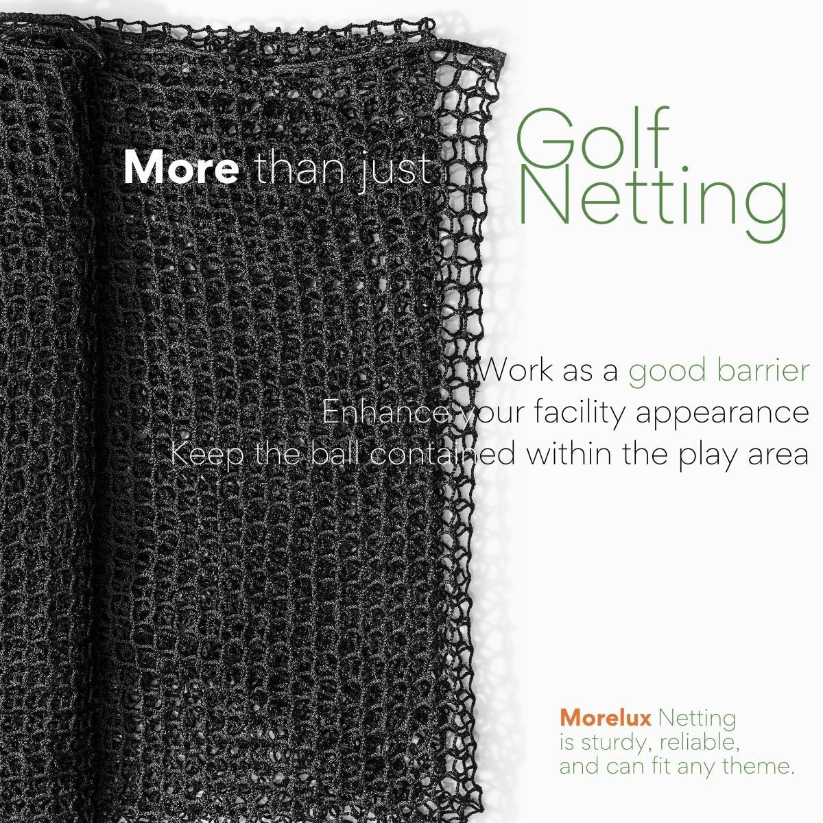 Golf Netting Material 10'x20' - Golf Hitting Net for Backyard